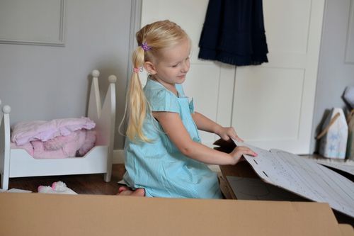 DOMEK Z TEKTURY tekturowy do malowania kartonowy na Arena.pl