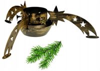 Stojak choinkowy pod choinkę złoty KOMETA Fi120mm POLSKI PRODUKT + JODEŁKA