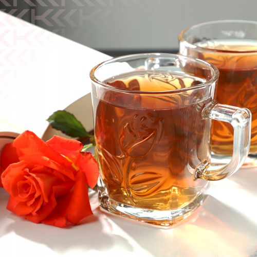 KADAX Szklanka Kubek 260ml Do Kawy Herbaty Wzór na Arena.pl