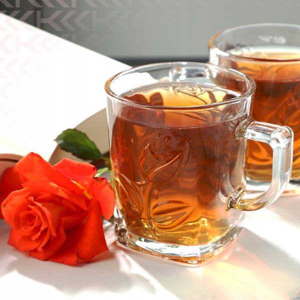 KADAX Szklanka Kubek 260ml Do Kawy Herbaty Wzór zdjęcie 4