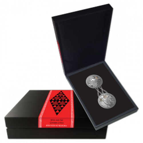 Maui i Bogini Ognia: Zestaw 2 monet 2 x 1 uncja Srebra 2019 na Arena.pl