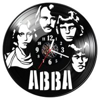 Zegar ścienny z płyty winylowej Abba 1283.14