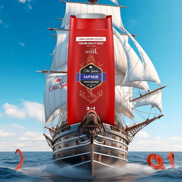Old Spice Captain Żel pod prysznic 2w1 6x675 ml zdjęcie 7