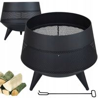 PALENISKO OGRODOWE Stalowe 56 cm Nierdzewne Grill do Ogrodu Solidne GRATIS