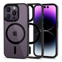 TECH-PROTECT MAGMAT ETUI MAGSAFE DO IPHONE 14 PRO MAX CZARNE/PRZEZROCZYSTE