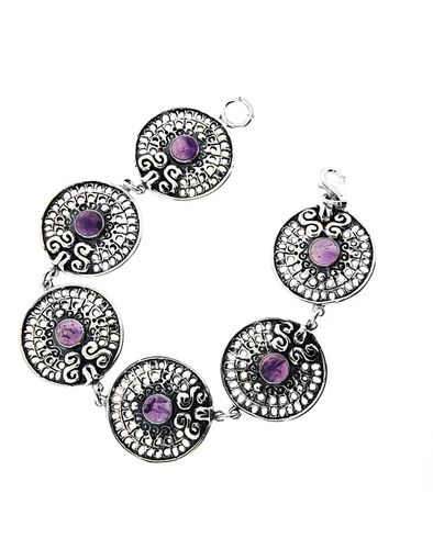 komplet srebro ametysty, 3 elementy na Arena.pl