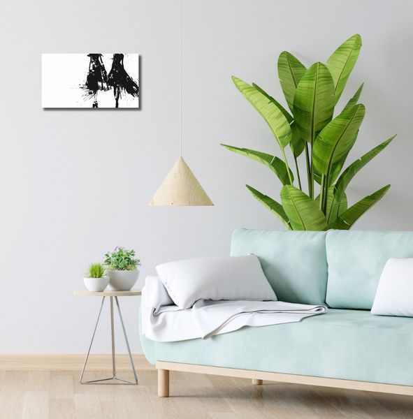 Obraz 40x20cm Atramentowy Przerys zdjęcie 2