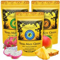 Zestaw Yerba Mate Green Owocowe 3x500g różne smaki najlepsze 1,5kg