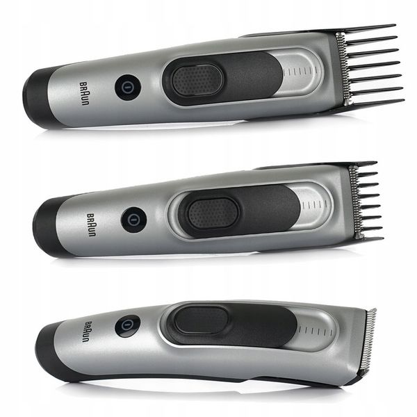 MASZYNKA GOLARKA DO WŁOSÓW BRAUN SERIES 7 HC7390LSP Ni-MH + STAND + NASADKI zdjęcie 7