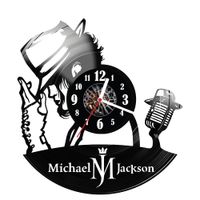 Zegar ścienny z płyty winylowej Michael Jackson 802.14