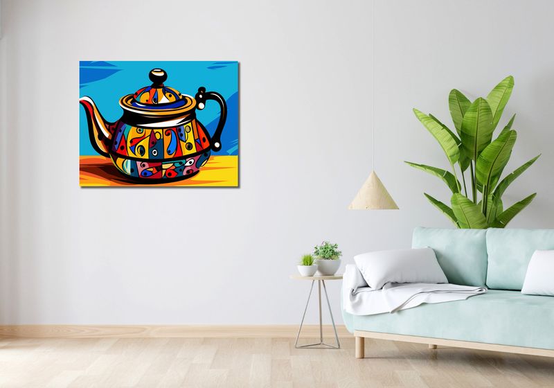 Obraz 90x70cm Może Herbatki? zdjęcie 2