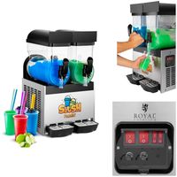 granitor dyspenser urządzenie do napojów slush granity podwójny 2x 15l