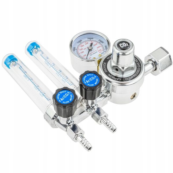 REDUKTOR CO2 / ARGON ROTAMETR x 2 MIG TIG MAG AR zdjęcie 3