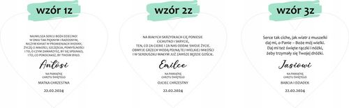 Pamiątka Chrztu Świętego Pudełko GOTOWY PREZENT NA CHRZEST Grawer na Arena.pl