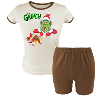 Krótka Piżama dziecięca Grinch