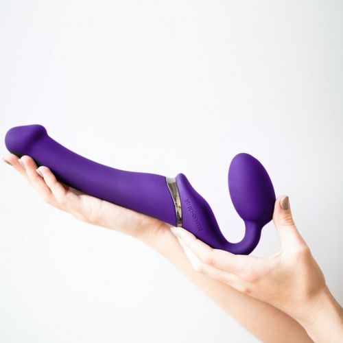 Vibrating Strap-On Purple M na Arena.pl