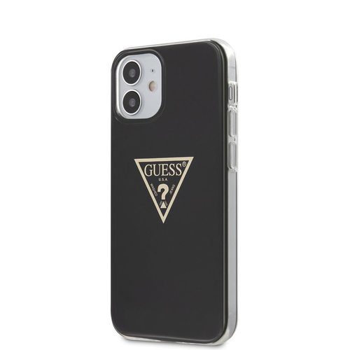 Guess Metallic Triange Etui do iPhone 12 Mini (czarny) na Arena.pl