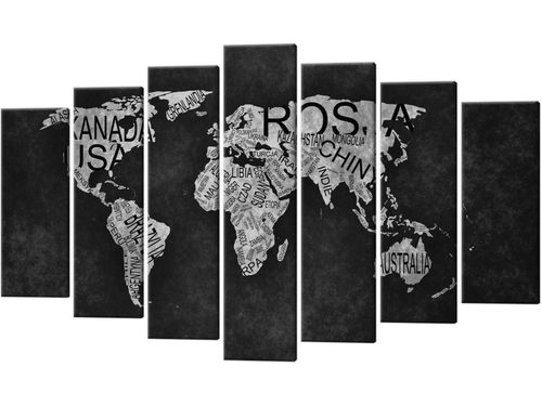 Obraz World Map  140x80 do kuchni na Arena.pl