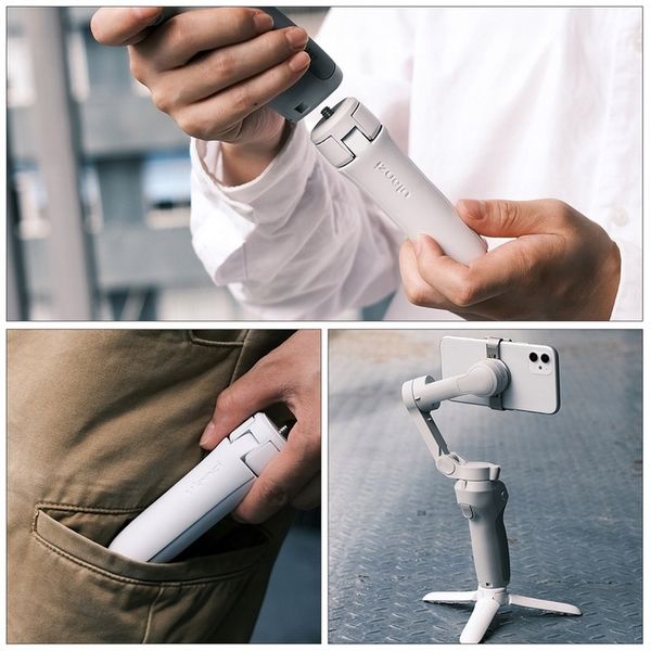 Tripod 1/4" Mini Uchwyt ULANZI MT-10 do Gimbali DJI Osmo Mobile 6 OM 5 4 SE zdjęcie 14