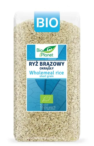 RyŻ BrĄzowy OkrĄgŁy BIO 500 g - BIO Planet na Arena.pl