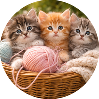 Opłatek na tort Urodziny Kot Kotek Kotki