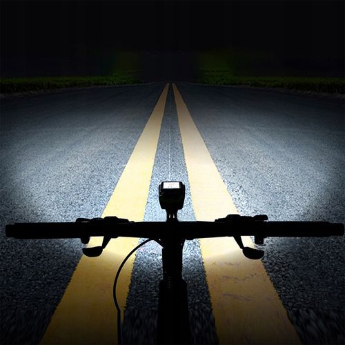 MOCNA Lampka Rowerowa Światło PRZÓD TYŁ na rower licznik rowerowy DZWONEK na Arena.pl