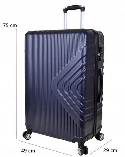 DUŻA WALIZKA PODRÓŻNA ABS SUNBAG - MODEL APUS 8082 KOLORY na Arena.pl