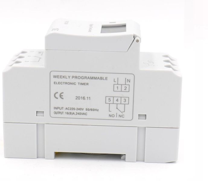 PROGRAMATOR WŁĄCZNIK WYŁĄCZNIK CZASOWY NA SZYNĘ zdjęcie 2