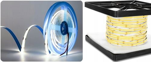 SAMOPRZYLEPNA TAŚMA LED NEON PASEK COB 12V NEUTRALNA 4000K 320diod /m na Arena.pl