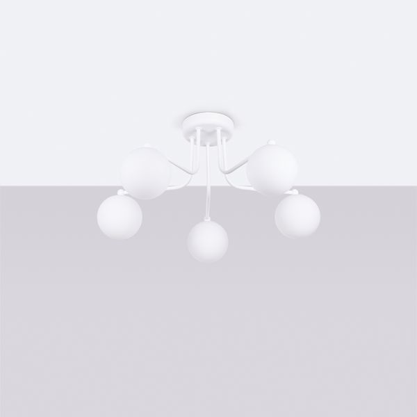 Żyrandol ASTRAL 5 biały zdjęcie 2