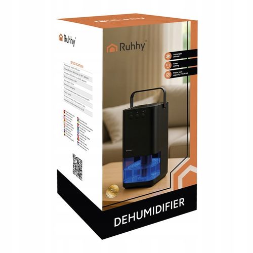 Osuszacz Powietrza Pochłaniacz Wilgoci Cichy Podświetlenie LED + Timer na Arena.pl