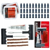 ZESTAW NAPRAWCZY DO OPON KÓŁ SAMOCHODOWYCH 30x WKRĘTY + SZYDŁO i 3x