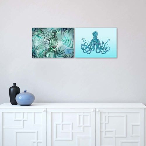 Obraz na płótnie – Canvas, Leopard, abstrakcja 60x40 na Arena.pl