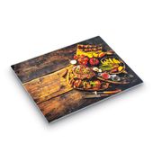 DESKA SZKLANA DO KROJENIA SERWOWANIA PRZEKĄSEK TADAR TASTY 40 x 30 CM