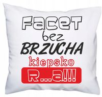śmieszna poduszka prezent na święta dla męża