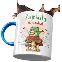 Kubek Błękitny Dla Adwokata Żajebisty Prezent Z Nadrukiem Ze Zdjęciem