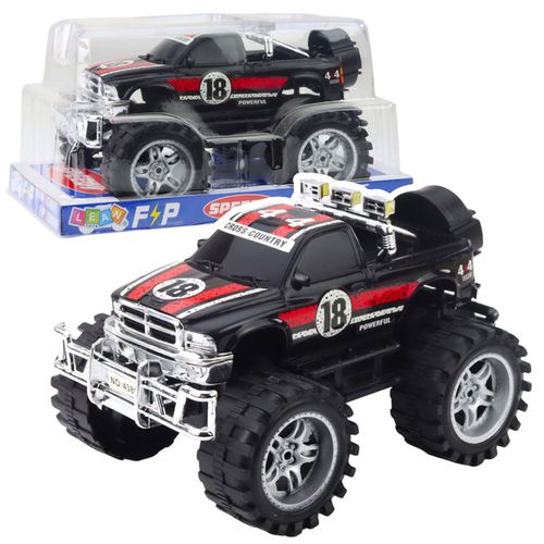 CZERWONO-CZARNY TERENOWIEC Z DUŻYMI KOŁAMI I NAPĘDEM na Arena.pl