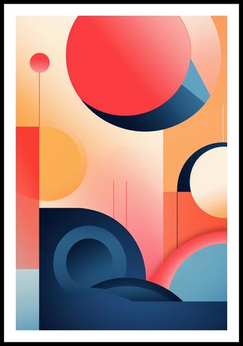 Plakat 61x90,5cm Geometryczne Marzenia na Arena.pl