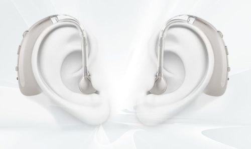 Aparat słuchowy Britzgo A360 dla seniorów 6 poziomów głośności srebrny na Arena.pl