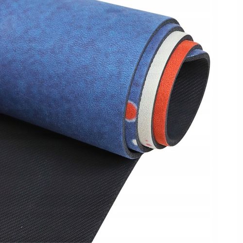PIĘKNA MATA PREMIUM DO JOGI ĆWICZEŃ STABILNA ZAMSZOWA MIĘKKA 4 MM ZE WZOREM na Arena.pl