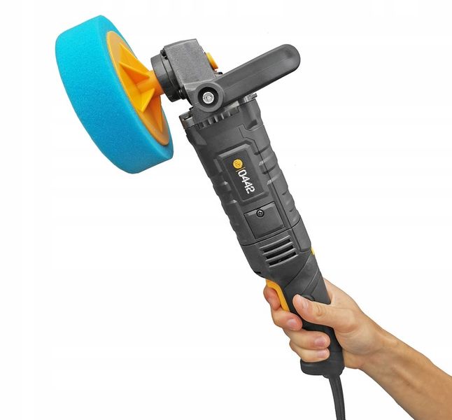 POLERKA SAMOCHODOWA SZLIFIERKA Z REGULACJĄ OBROTÓW + ZESTAW GĄBEK + FILC zdjęcie 4