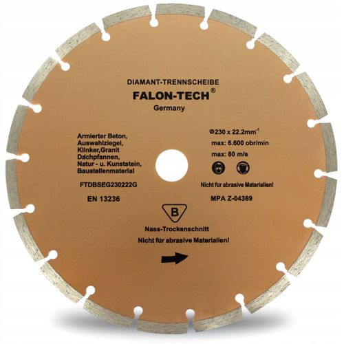 TARCZA DIAMENTOWA 230 x 22,2 SEGMENT FALON TECH na Arena.pl