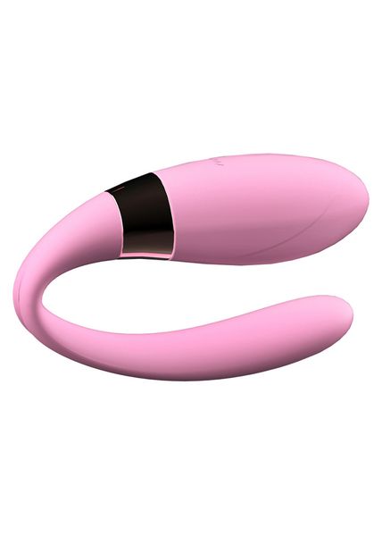 Wibrator Typu Podkówka Dla Obojga Partnerów - V-Vibe Pink Boss Series zdjęcie 6