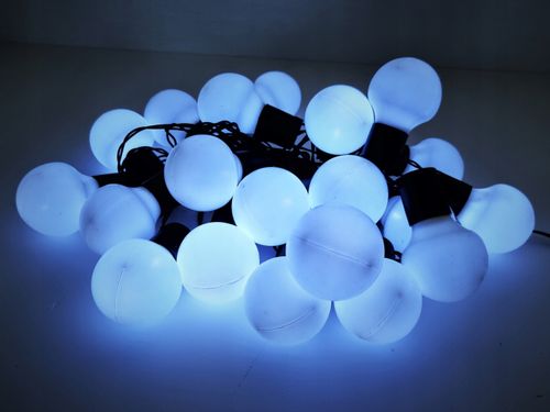 LAMPKI CHOINKOWE KULE KULKI 20 LED TIMER GIRLANDA na Arena.pl