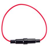 Oprawka bezpiecznika szklanego rurkowego 6x30 mm z przewodem skręcana