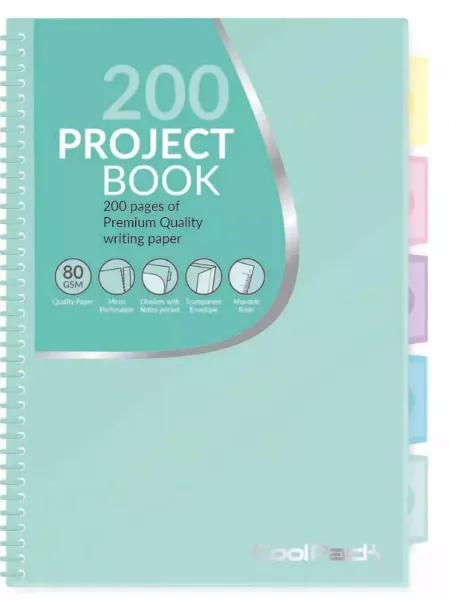 Kołobrulion A4 Coolpack Pastel - mięta zdjęcie 1