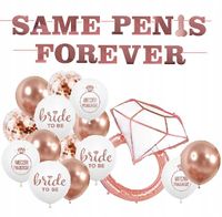 zestaw DEKORACJI na WIECZÓR PANIEŃSKI