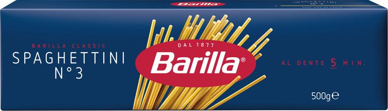 BARILLA MAKARON SPAGHETTI NO.3 500G zdjęcie 1