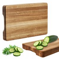 Deska Do Krojenia Kuchenna Drewniana Dąb Blok Duża