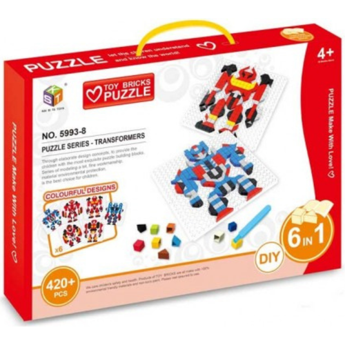 Gra Logiczna Układanka Karty Montessori Tangram Puzzle Klocki Mozaika 420el na Arena.pl